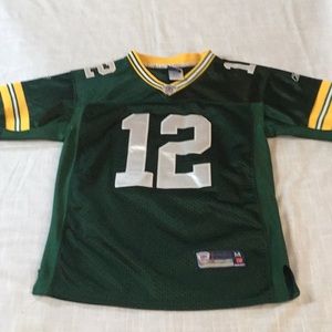 Aaron Rodgers 12 kids Football Jersey size M